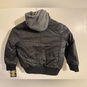 NWT Toddler Leather like Jacket 2/3T.